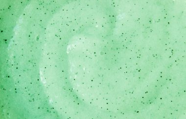 Yüz ve vücut yeşil için doku kozmetik jel. Seçici odak. 