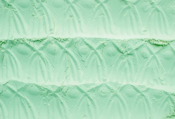 Yeşil Kil Kuru toz kozmetik doku. 