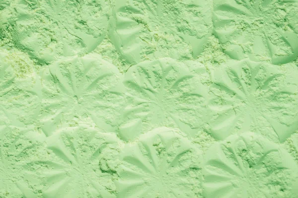 Yeşil Kil Kuru toz kozmetik doku. 