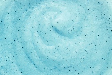 Yüz ve vücut deniz, mavi için doku kozmetik jel. Seçici odak. 