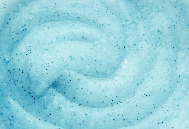 Yüz ve vücut deniz, mavi için doku kozmetik jel. Seçici odak. 