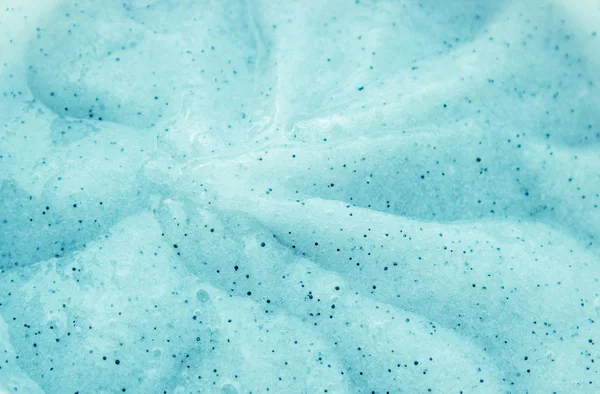 Textura gel cosmético para la cara y el cuerpo de mar, azul. Enfoque selectivo . —  Fotos de Stock