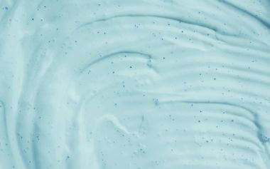 Doku maskesi kil fırçalayın. Seçici odak.