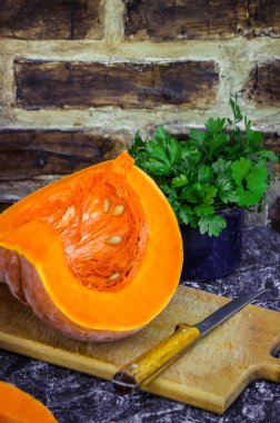 Kabak parçaları. Seçici odak. 