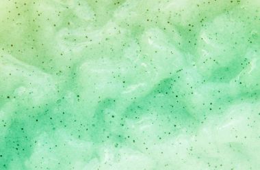 Kozmetik fırçalayın doku, seçici odak. 