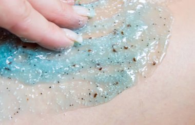 Kozmetik doku. fırçalayın. Seçici odak. 