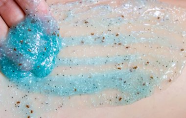 Kozmetik doku. fırçalayın. Seçici odak. 