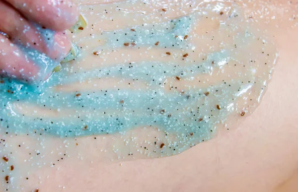 Kozmetik doku. fırçalayın. Seçici odak. 