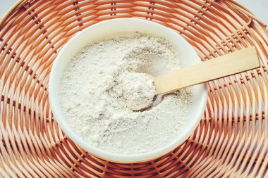 Kozmetik kil. Seçici odak. 