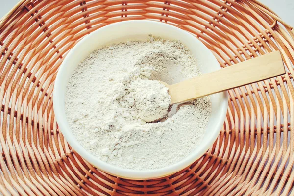 Kozmetik kil. Seçici odak. 