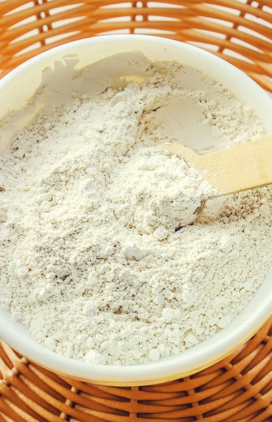 Kozmetik kil. Seçici odak. 