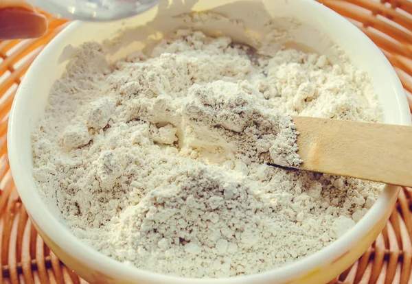 Kozmetik kil. Seçici odak. 