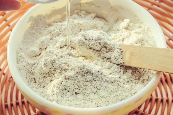 Kozmetik kil. Seçici odak. 