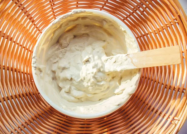 Kozmetik kil. Seçici odak. 