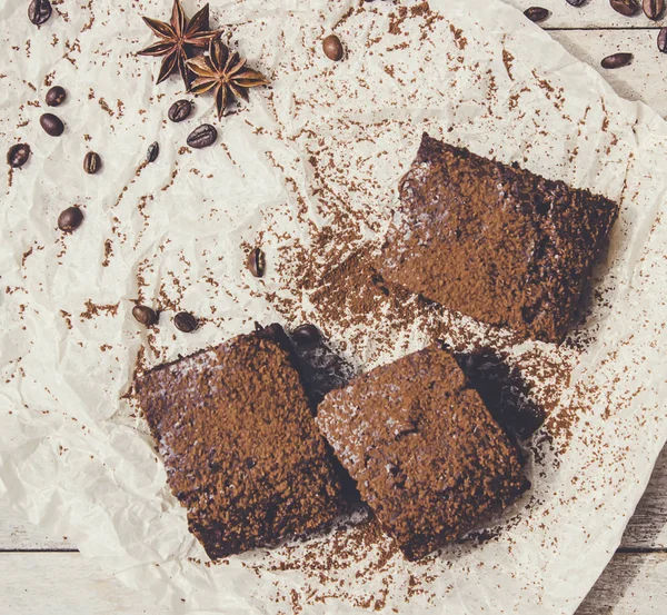 Brownie. Seçici odak. 