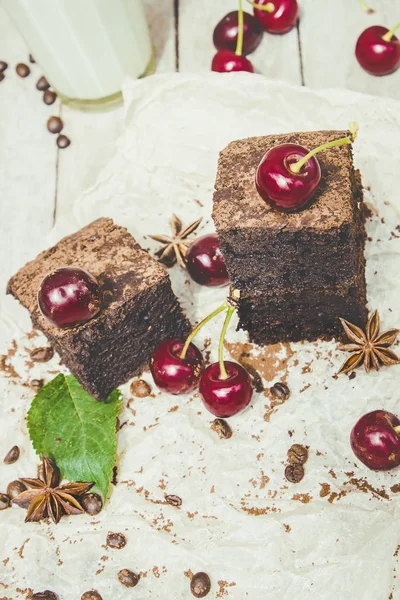 Brownie. Enfoque selectivo . — Foto de Stock