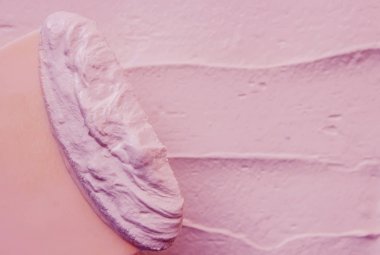 Kozmetik doku. Seçici odak.