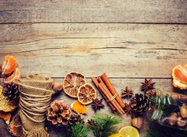 Noel arka plan. Seçici odak. 