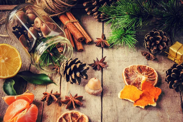 Noel arka plan. Seçici odak. 