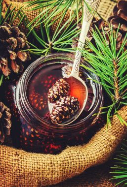 Koni reçel. Seçici odak. 