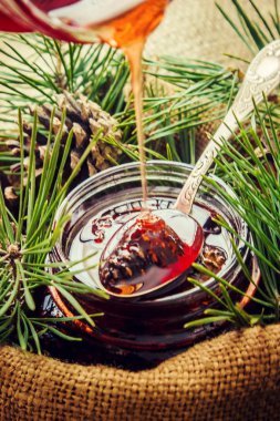 Koni reçel. Seçici odak. 