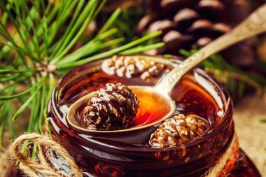 Koni reçel. Seçici odak. 