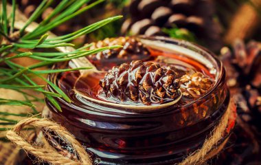 Koni reçel. Seçici odak. 