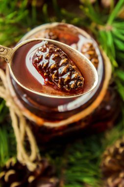 Koni reçel. Seçici odak. 