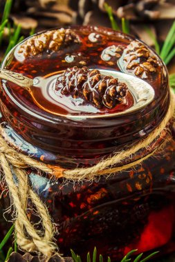 Koni reçel. Seçici odak. 