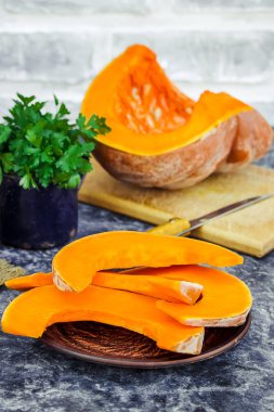 Kabak parçaları. Seçici odak. 