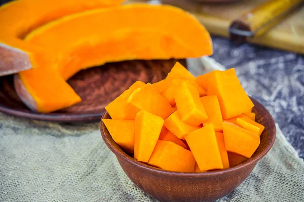 Kabak parçaları. Seçici odak. 