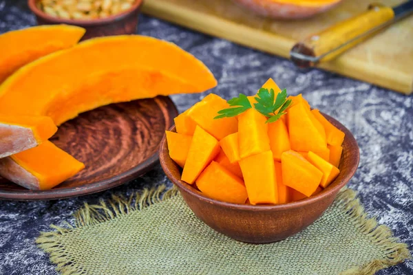 Kabak parçaları. Seçici odak. 