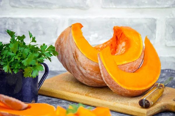 Kabak parçaları. Seçici odak. 