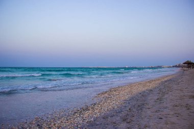 Akdeniz Tunus Mahdia 'sı. Seçici odak. 