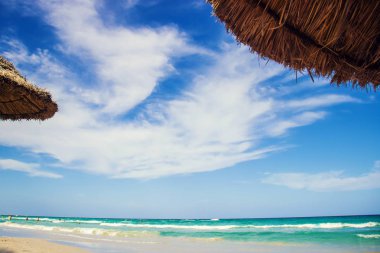 Deniz arka plan. Seçici odak. 