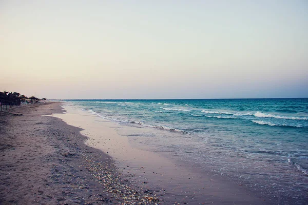 Mar Mediterraneo Tunisia Mahdia. Focus selettivo. — Foto Stock