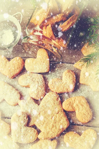 Biscotti di Natale. Focus selettivo . — Foto Stock