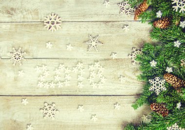 Noel arka plan. Seçici odak. 