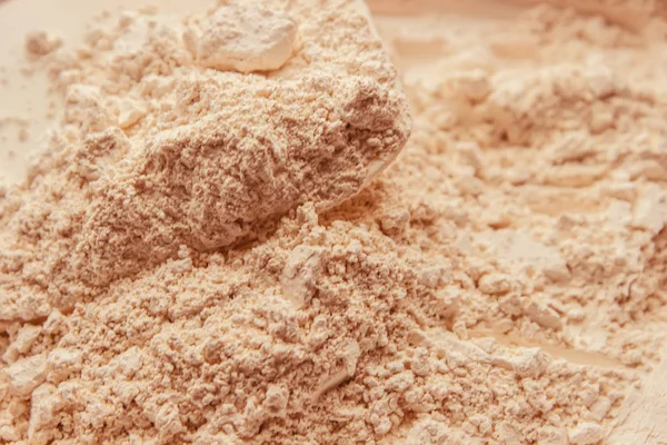 Torr lera pulver kosmetiska textur — Stockfoto