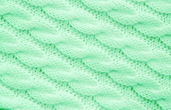 Текстурный вязаный свитер. Селективный фокус . — стоковое фото