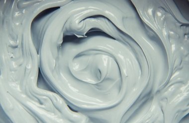 Çamur maskesi kil mineralleri Ölü Deniz'in ile. Doku. Seçici odak.