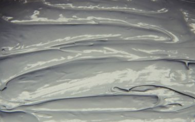 Çamur maskesi kil mineralleri Ölü Deniz'in ile. Doku. Seçici odak.