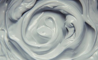 Çamur maskesi kil mineralleri Ölü Deniz'in ile. Doku. Seçici odak.