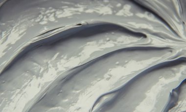 Çamur maskesi kil mineralleri Ölü Deniz'in ile. Doku. Seçici odak.