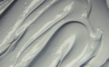 Çamur maskesi kil mineralleri Ölü Deniz'in ile. Doku. Seçici odak.