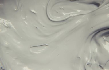 Çamur maskesi kil mineralleri Ölü Deniz'in ile. Doku. Seçici odak.