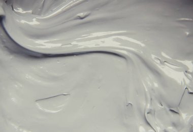 Çamur maskesi kil mineralleri Ölü Deniz'in ile. Doku. Seçici odak.