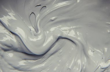 Çamur maskesi kil mineralleri Ölü Deniz'in ile. Doku. Seçici odak.