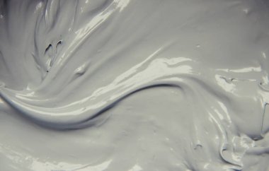 Çamur maskesi kil mineralleri Ölü Deniz'in ile. Doku. Seçici odak.