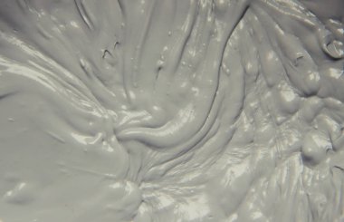 Çamur maskesi kil mineralleri Ölü Deniz'in ile. Doku. Seçici odak.